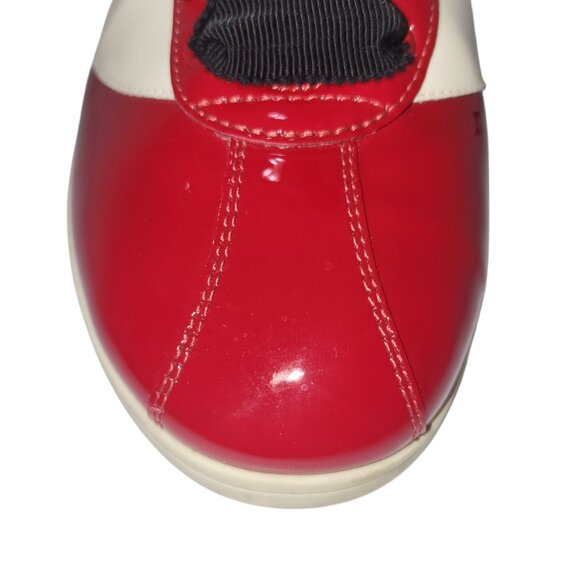 Gucci Men’s Falacer Hebron Web Patent Leather. U.S Size 6 Red Multi - Picture 10 of 15